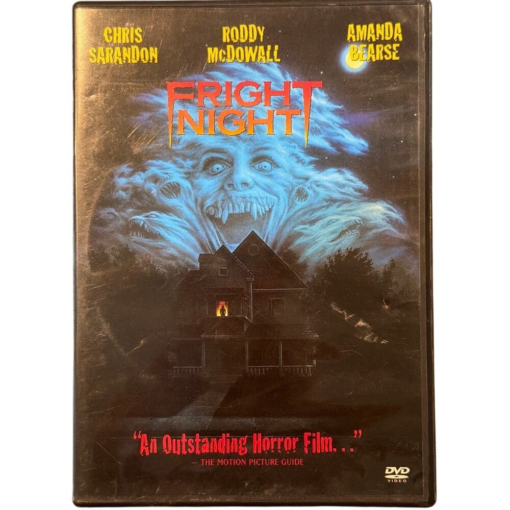 Vtg 1985 Fright Night DVD Horror film R rated Movie